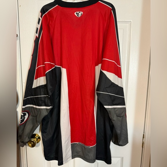 Thor Motocross Jersey Red Black White Long Sleeve Racing Top XXXL - Picture 11 of 15
